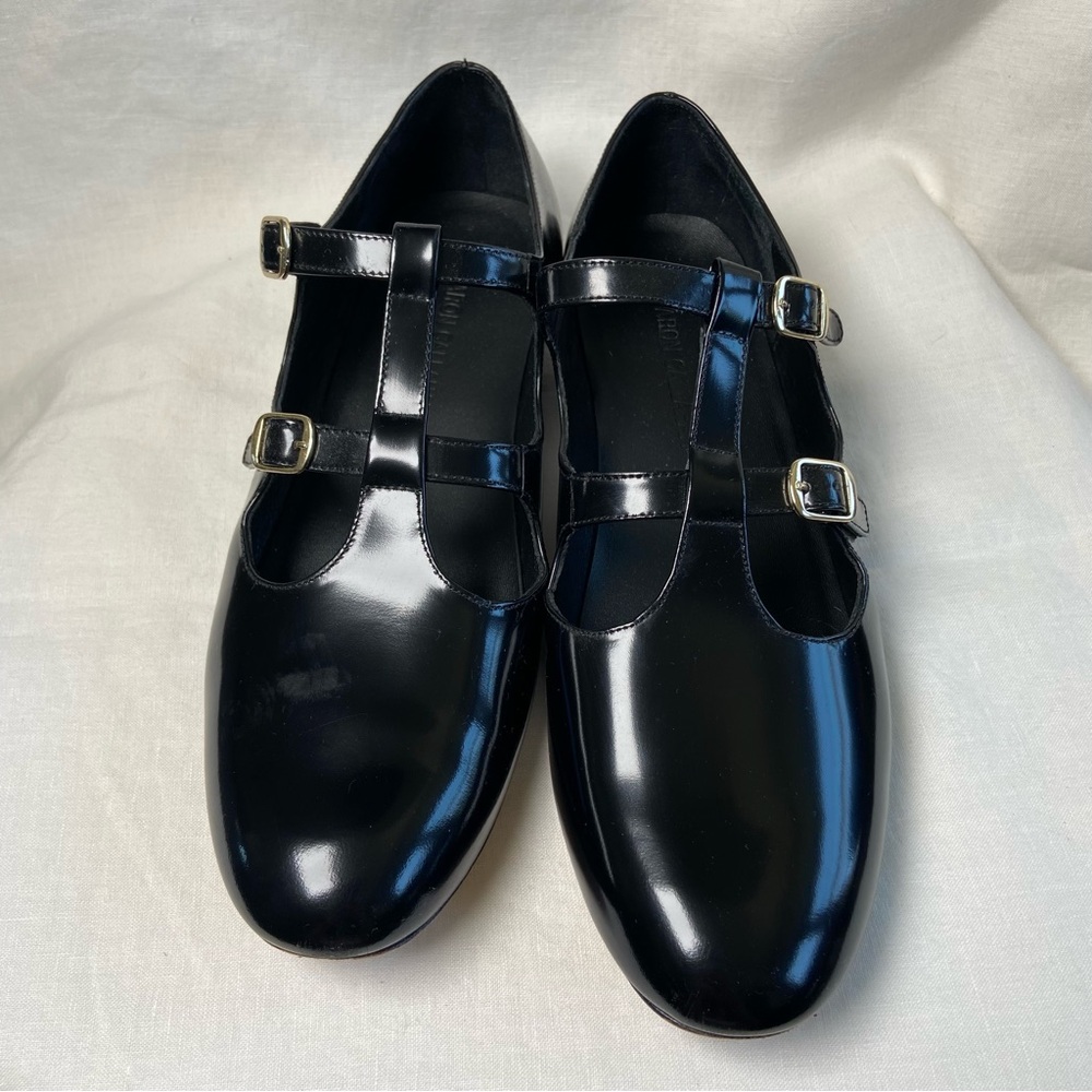 Caron Callahan Alfie Flat In Patent Leather